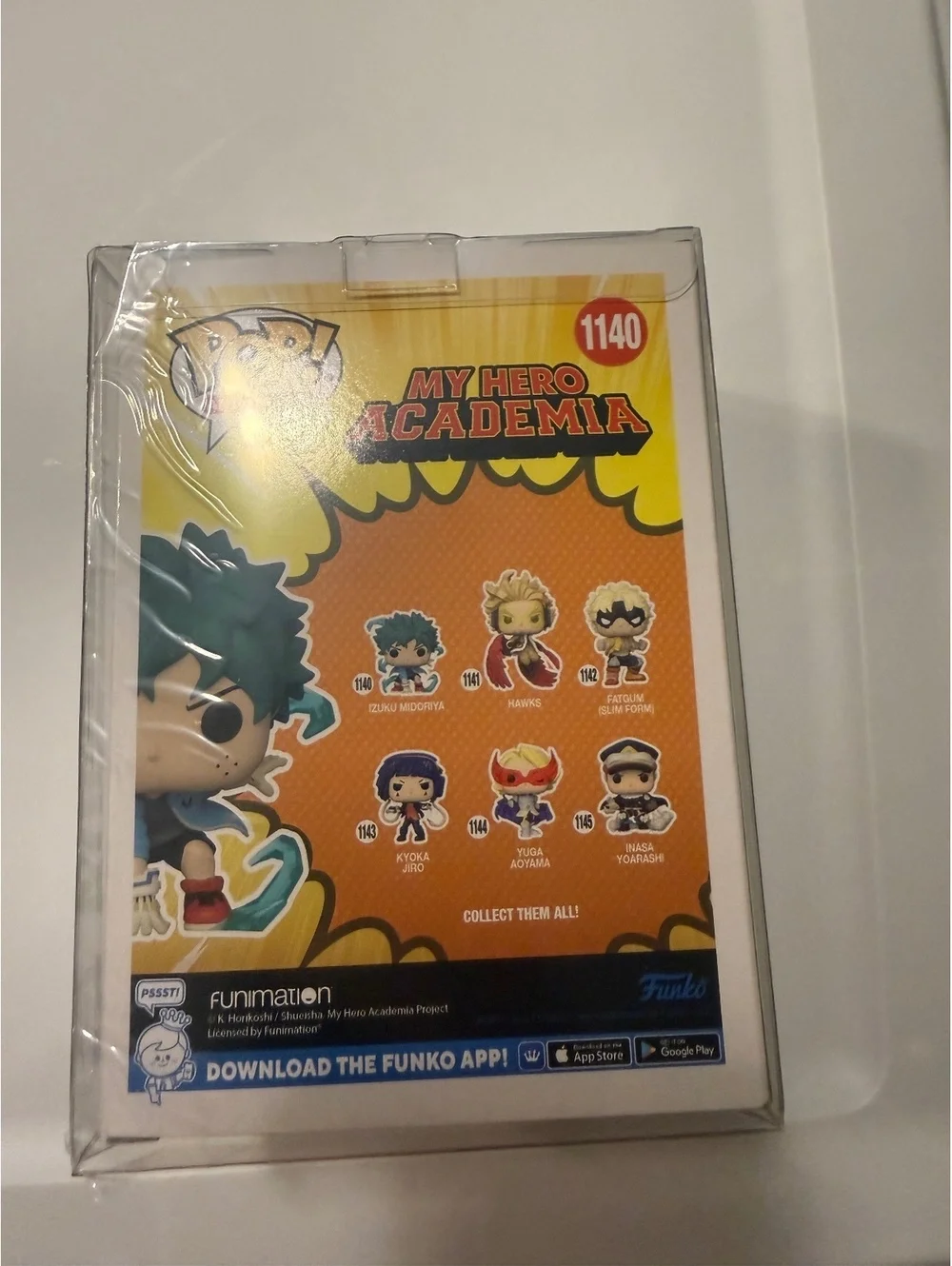 Funko Pop! My Hero Academia Izuku Midoriya #1140 w/ Soft Protector